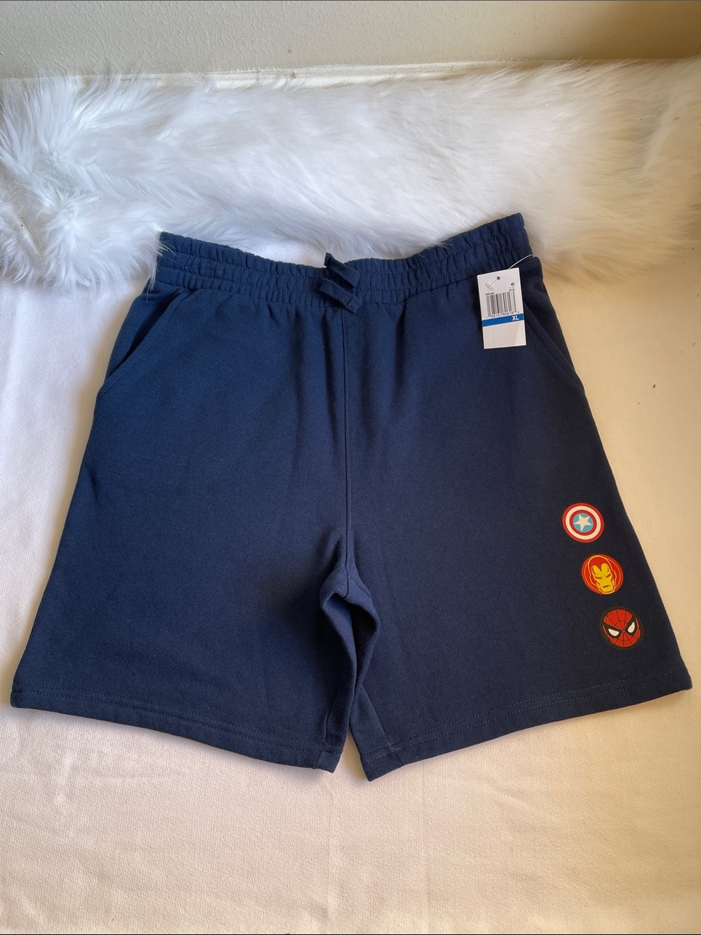 Marvel Character Navy Blue  Graphic Shorts for Boys. Brand New With Tags.